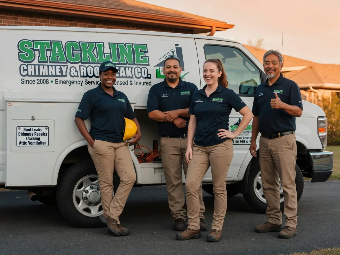 Chimney flashing repair company in Stevens, PA
